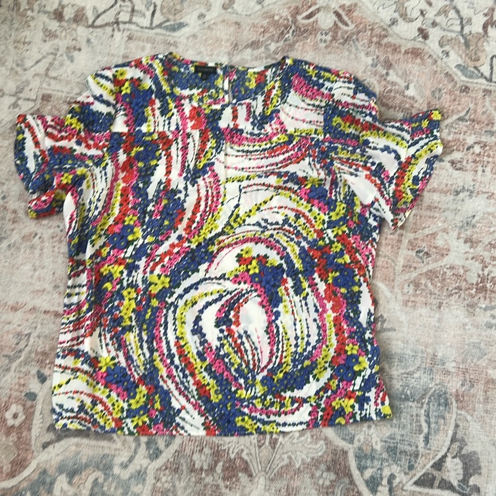 Polyester blouse from Talbots, size x-large